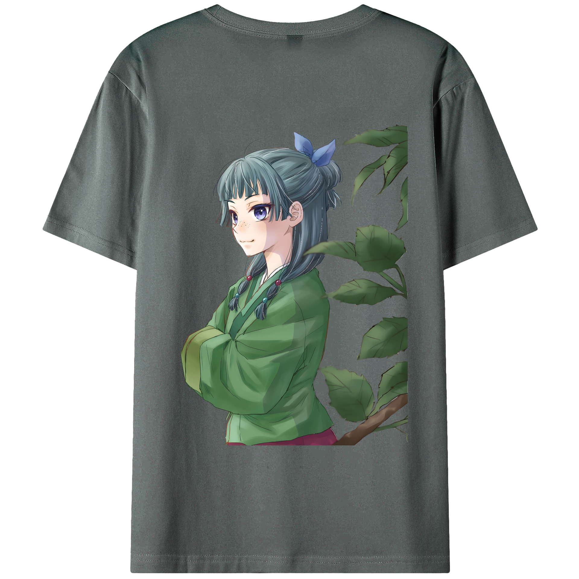 （画像用） 薬屋のひとりごと The Apothecary Diaries 綿100％ メンズ半袖Tシャツ（バックプリント） 通気性